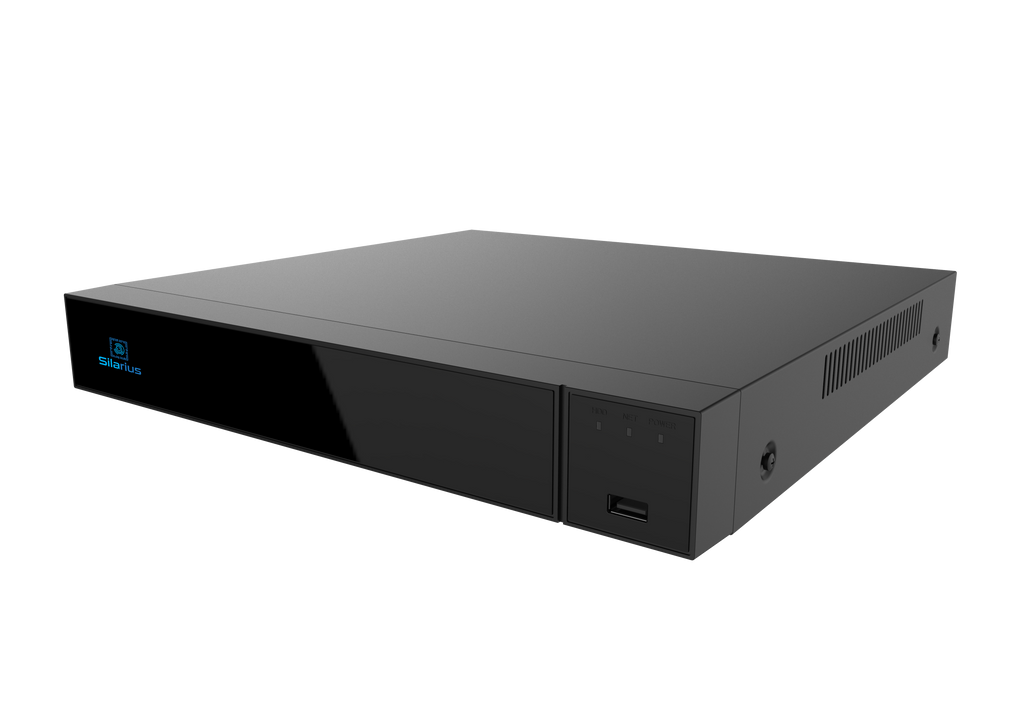 Silarius Pro Series SIL-NVR16CHPOE8 25CH total, 16-Channels 4K POE NVR Gigabit, NVR, 8TB HDD