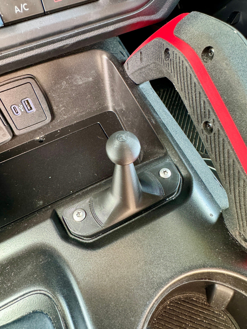Bronco Interior Console Plate Cell Phone Mount